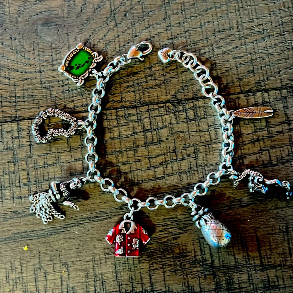 Brighton charm bracelet Hawaii themed